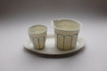 Set 3 – Blue Line Cafeteria Coffee Cup XS + Fairness Cup + Oval Plate  套餐 3 – 藍線食堂咖啡杯 XS+ 公道杯+橢圓盤