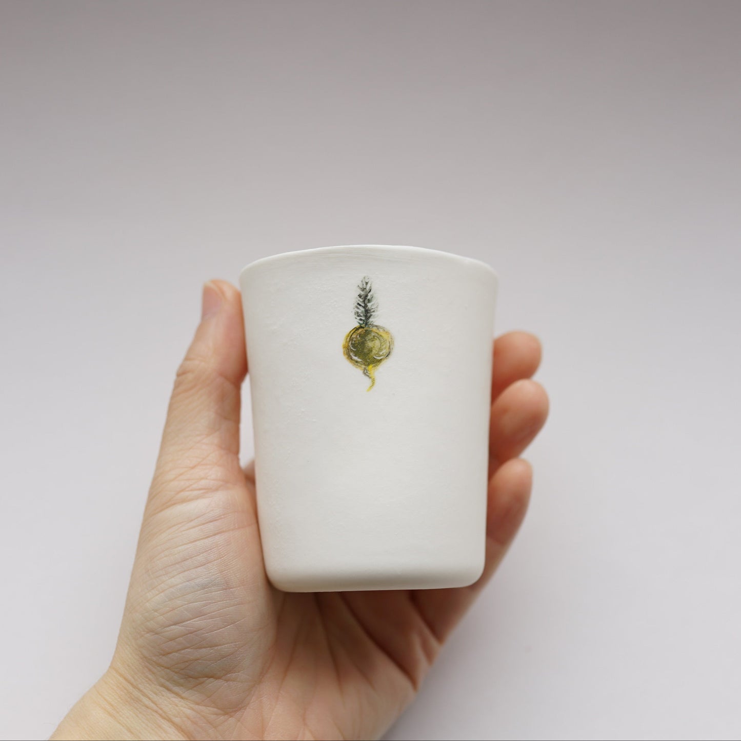 Hand-Painted Cup (Radish) 手繪杯（蘿蔔）