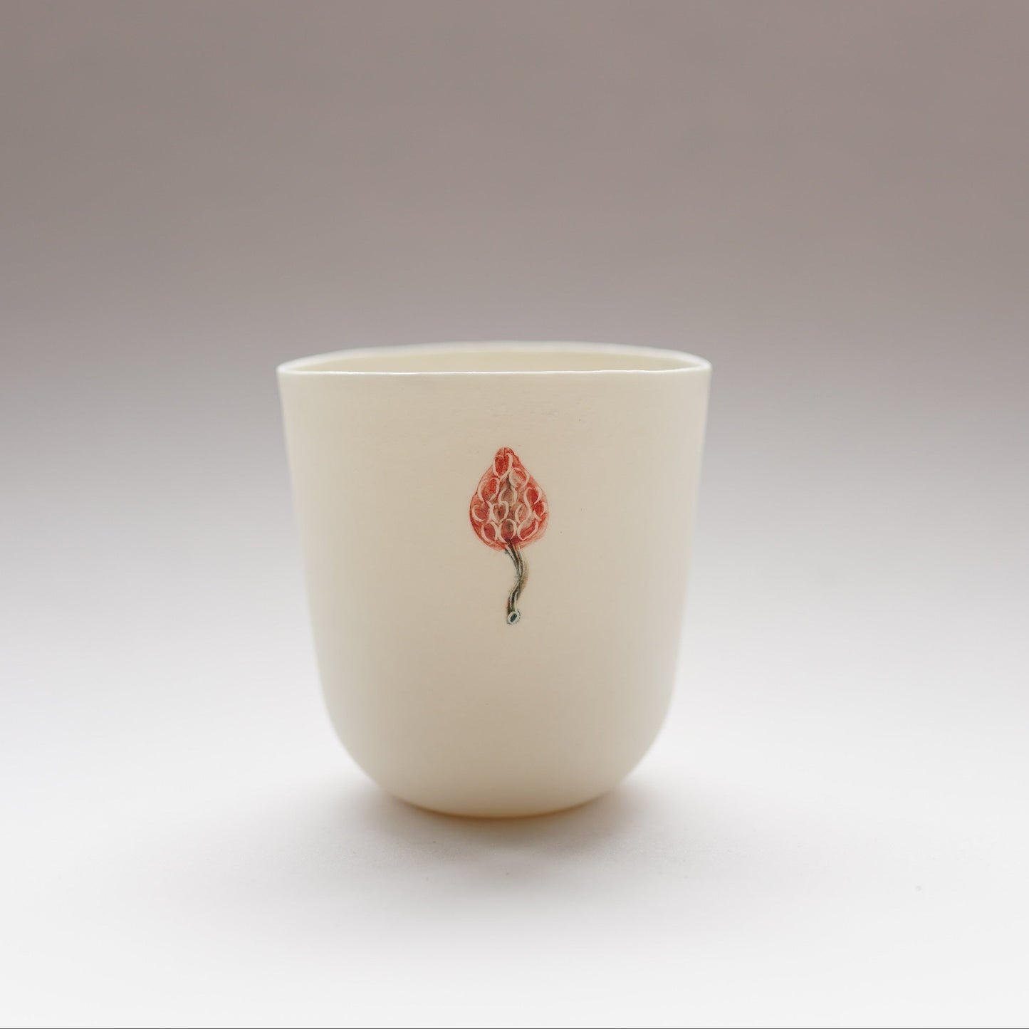 Hand-Painted Cup (Red Leaf) 手繪杯（紅樹葉）