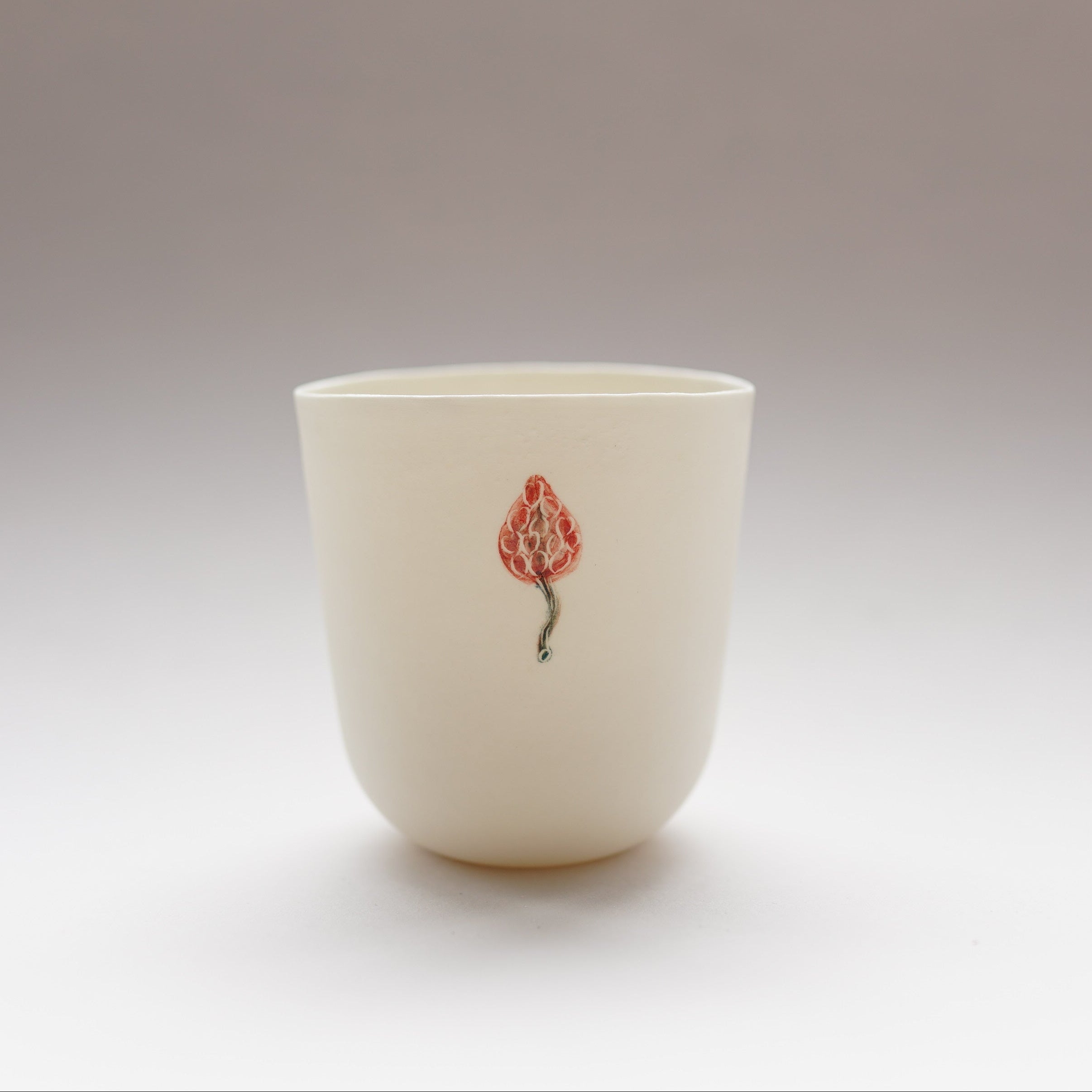 Hand-Painted Cup (Red Leaf) 手繪杯（紅樹葉）