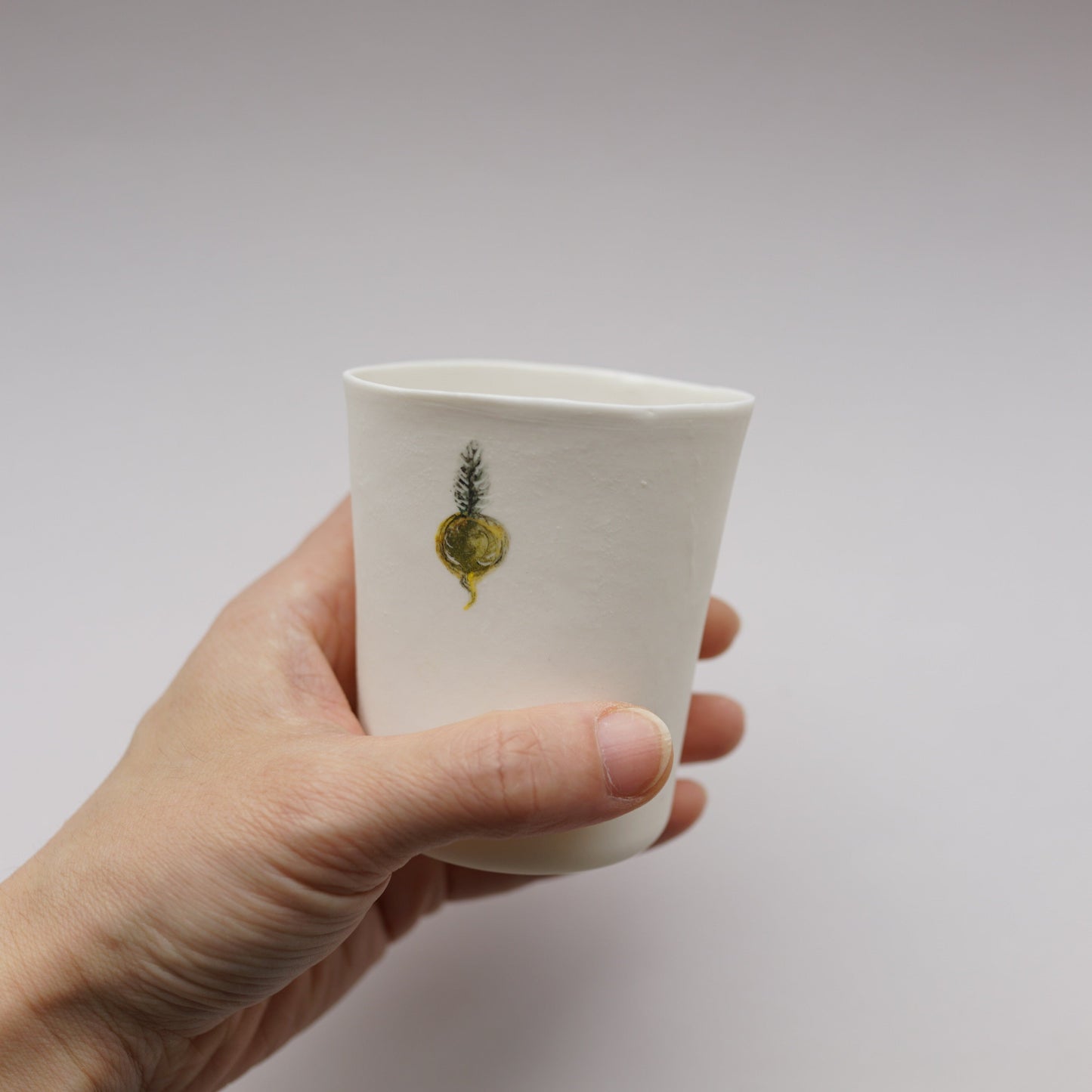 Hand-Painted Cup (Radish) 手繪杯（蘿蔔）